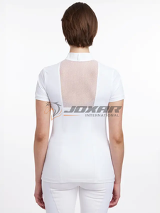 Elegante camisa de espectáculo de equitación para mujer, manga larga, ligera, que absorbe la humedad, tela cómoda duradera para ecuestre - Product Image 5