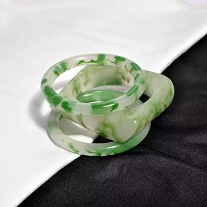 Beautiful Epoxy Resin Cuff Bangle Bracelet with <b>Pressed</b> <b>Flower</b> for Women Jewelry from India - Product Image 4
