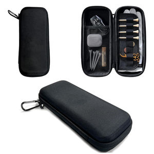 Estuche Portátil para Guantes de Golf, Personalizado, de EVA Rígida, con Rayas de Poliéster, Impermeable, Resistente a Golpes y al Polvo, para Viajes al Aire Libre - Product Image 3