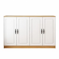 Meuble de rangement multifonctionnel en bois massif européen pour balcon avec banc baie vitrée, grande capacité pour salon et entrée