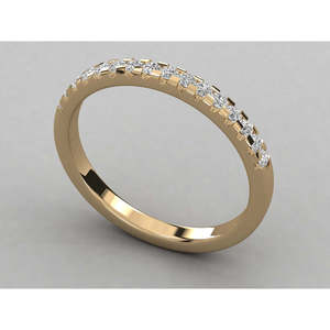 Bague pour femme en diamant de culture - Or 9 carats - Product Image 4