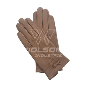Gants en cuir Service OEM Gants en cuir de haute qualité pour unisexe Nouvelle arrivée Gants en cuir à doigts entiers à vendre. - Product Image 4