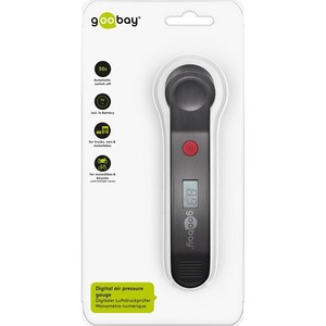 Manomètre numérique Goobay 8,9 bars, capteur de précision pour la mesure de la pression des pneus - Product Image 3