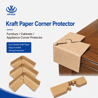 Échantillons Gratuits – Protection d'Angle en Carton Kraft Ondulé Brun Rigide en Forme de V, Recyclable et Étanche pour Chargement de Camions