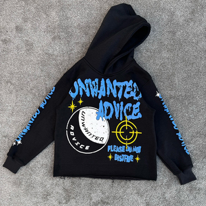 Latest Design Style Good Supplier Make Your Own Breathable Heavyweight Tracksuit Puff Print Sweatpants And <b>Hoodie</b> Sets - Product Image 2