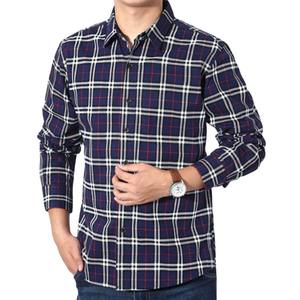 Camisas de Hombre, Precio de Fábrica ODM, Camisas de Franela Vintage Personalizadas, Camisas de Hombre con Botones, Camisas Casuales de Talla Grande para Hombre - Product Image 3