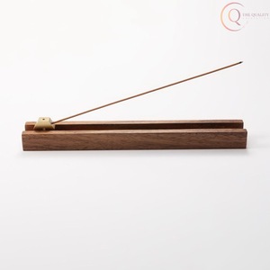 Traditional Wooden <b>Incense</b> Burner <b>Holder</b> for Pooja Room Elegant Ash Catcher for <b>Incense</b> <b>Sticks</b> - Product Image 4