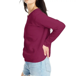 Col rond personnalisé à manches longues jeunes femmes sweats à la mode du fournisseur bangladais 100% qualité orientée vers l'exportation - Product Image 2