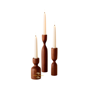 Portavelas de Madera Personalizado, Decoración Ecológica para el Hogar, para Marca Privada - Product Image 2