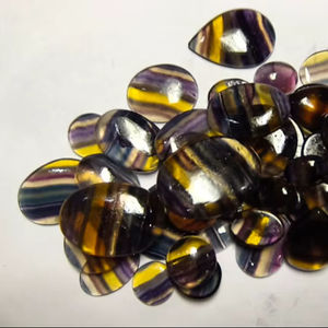 พลอยฟลูออไรต์ธรรมชาติทรงรีคุณภาพดี ขนาดอิสระ สำหรับทำเครื่องประดับ - Product Image 2