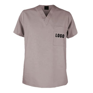 Qualité supérieure Personnaliser Logo Imprimé Infirmière Et Médecin Uniformes Unisexe Léger Couleur Personnalisée Costume Uniforme D'hôpital Ensemble - Product Image 1