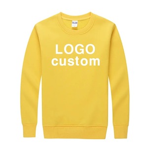2025 Custom 100% Cotton <b>Crewneck</b> Sweatshirt Unisex Pullover Oversized Fleece Hooded Men's Winter Sweatshirts Plain Design - Product Image 2