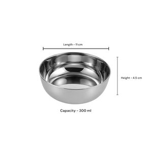 Bol de table en acier inoxydable poli fait main de qualité supérieure, Inde, pour mariage, banquet, café, salle à manger, surface domestique - Product Image 6