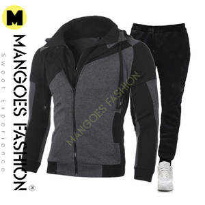 ชุดวอร์มสำหรับวิ่งของผู้ชายชุดวอร์มฤดูหนาวผ้าฟลีซธรรมดาชุดวอร์มสำหรับใส่ได้ทั้งชายและหญิงเพื่อความสบายและมีสไตล์ - Product Image 3