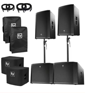 Nouveau caisson de basses amplifié E-TX-18SP 1800W avec éclairage LED RGB, nouveau 18 PA - Product Image 1