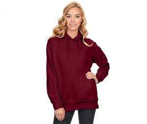 Venta directa del fabricante Sudaderas con capucha de invierno para mujer de alta calidad con logotipo personalizado Posición de logotipo frontal de moda de punto sólido - Product Image 6