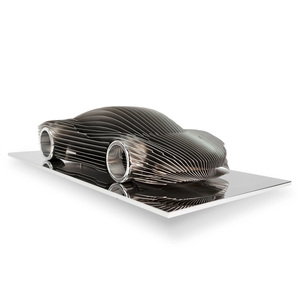 Sculpture de modèle d'art de <span class=keywords><strong>voiture</strong></span> de sport en acier inoxydable de décoration intérieure moderne - Product Image 1