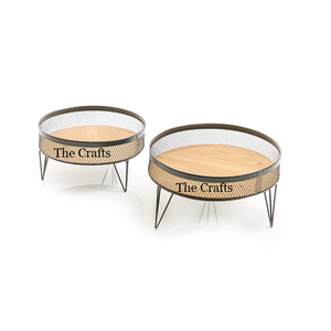 Juego de 3 soportes para pasteles de diferentes tamaños con la mejor calidad, soporte para servir pizza de hierro para pasteles a precio mayorista - Product Image 6