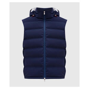 Custom Logo Thick Winter <b>Men's</b> Puffer Bubble Vest Jacket Unisex with Hood <b>Men's</b> Vests & <b>Waistcoats</b> - Product Image 2