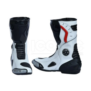 Cómodos zapatos de moto hechos a medida Zapatos de moto más vendidos de cuero genuino para la venta - Product Image 2
