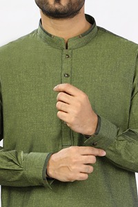 Haute qualité respirant hommes Shalwar Kameez OEM Service bas quantité minimale de commande vêtements de fête conçus - Product Image 2