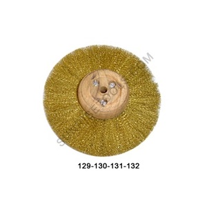 แปรงขนทองเหลืองทรงกลม-5 นิ้ว เครื่องมือช่างอัญมณี - Product Image 2