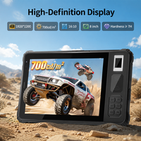 Tablette robuste étanche CENAVA 8 pouces IP68 Android 16 MTK6769 Tablette industrielle Lecteur d'empreintes digitales