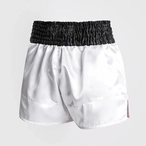 กางเกงมวยไทยคุณภาพสูงขายดี ผลิตจากผ้าสแปนเด็กซ์/โพลีเอสเตอร์ สำหรับศิลปะการต่อสู้แบบผสมผสาน แห้งเร็ว ระบายอากาศได้ดี แบบยูนิเซ็กส์ รับสั่งทำ - Product Image 2