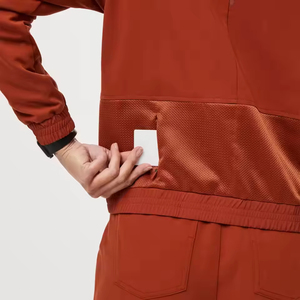 Vestes de travail pour infirmiers et médecins en coton et polyester extensible, ensemble de vêtements médicaux confortables pour l'hôpital, pantalon de jogging, uniforme, veste - Product Image 6