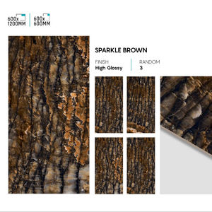 Carreaux de porcelaine élégants à haute brillance 600x600mm, finition polie, carreaux de sol pour espaces de vie haut de gamme - Product Image 1