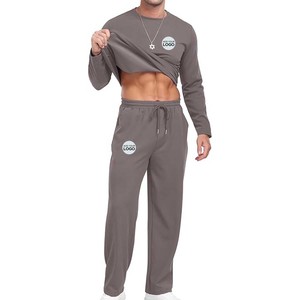 Ensemble de survêtements 2 pièces pour hommes Survêtement athlétique pour hommes Jogging Survêtements Sport Pullover Sweatshirts et pantalons - Product Image 5