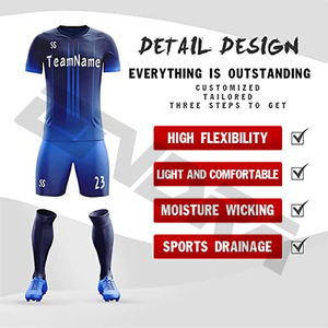 Uniforme de football OEM de haute qualité pour hommes, vêtements de sport à nouvelle conception par sublimation, meilleurs vêtements d'entraînement de football - Product Image 2