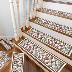 Ethnic Step Rug, Printed Rug, Bohemian, Kilim, Botanical, Personalized, Machine Washable,Goblen - Product Image 2