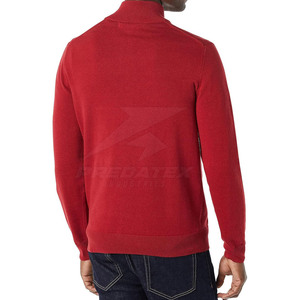 Suéter con cremallera de algodón mezclado de alta calidad para uso diario Suéter de estilo único y de alta calidad - Product Image 3