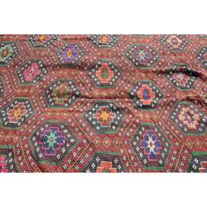 พรมสไตล์ตุรกีโบราณสีน้ำตาลแดงสไตล์พื้นเมืองขนาด6.6 x 10.6ft พรมขนสัตว์ดีไซน์คลาสสิกขนาด10มม. สำหรับตกแต่งห้องโถง - Product Image 5