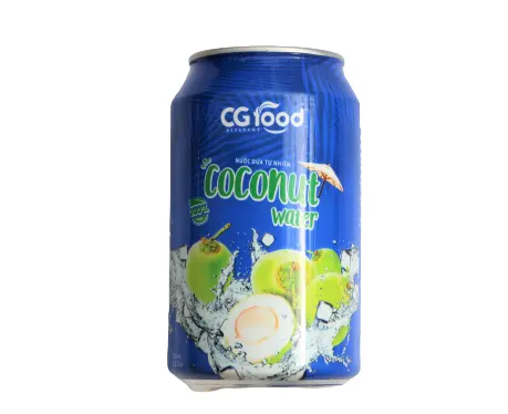 High Quality Vietnam PURE Coconut Water 330ml 100% Organic Wholesale Price Refreshing Drink Coconut Water on Selling