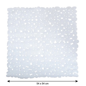Tappetino Doccia in PVC con Pietre 53X53CM Bianco - Product Image 2