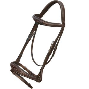 Brida de caballo de cuero ajustable Venta al por mayor Brida de caballo de cuero genuino para la venta Brida de caballo hecha en fábrica - Product Image 2