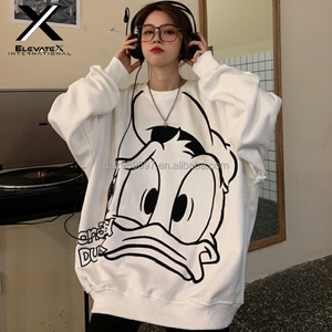 Sweat à capuche thermique 100 % coton pour homme et femme, coupe oversize, en polaire, personnalisé avec broderie 3D, teinture unie, ODM - Product Image 5