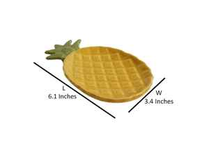 Plateau en céramique de luxe en forme de feuille, plat à bijoux, plat décoratif en porcelaine élégant, plateau de service pour fruits, vert, Ramadan, mariage, unique - Product Image 4