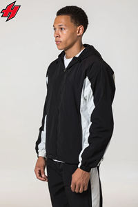 High Street Windbreaker Chándal Hombres logotipo personalizado Bordado Nylon Chaqueta Jogger Conjuntos 2 piezas Outwear Set Chándal Trajes - Product Image 3