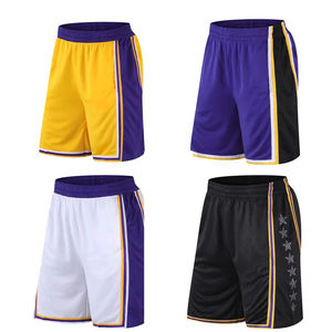 Shorts de basket-ball unisexes 100% polyester antibactérien respirant anti-UV séchage rapide taille plus personnalisable vêtements de sport - Product Image 2