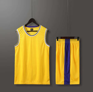 Ensemble de maillot et short de basket-ball, séchage rapide, respirant, haute qualité, vente en gros - Product Image 4