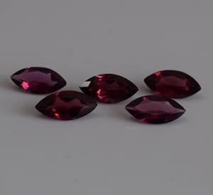 พลอยโกเมนโรโดไลต์สีชมพูธรรมชาติเจียระไนขนาด2x4มม. พลอยโกเมนสีชมพู - Product Image 4