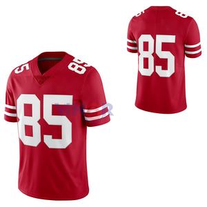 Maillot de football américain à manches courtes personnalisé OEM pour hommes maillot de haute qualité à séchage rapide sublimation grande taille disponible - Product Image 5