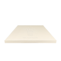 Surmatelas en latex premium 100% caoutchouc naturel, taille Queen, réversible, hypoallergénique, massant, rafraîchissant, pour école, appartement, hôpital