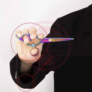 Mango giratorio clásico hoja de afeitar tijera pulgar giratorio | Pulgar giratorio profesional 5,5 "tijeras de peluquero estilista - Product Image 2