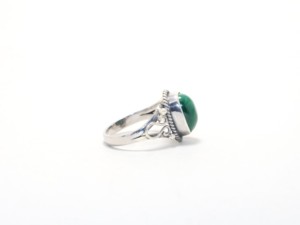 Anillos de malaquita, joyería de piedras preciosas, diseñador de Plata de Ley 925, anillos finos al por mayor, anillos minimalistas de moda hechos a mano - Product Image 4