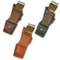 ESHALZ IMPEX ARCHERY Quiver OEM Entièrement Personnalisé 100% CUIR DE VACHE VÉRITABLE Sacoche de Flèches Arrière pour Tir à l'Arc Modèle AQ-142 40CM