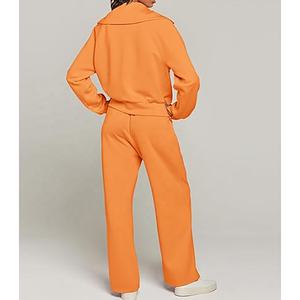 <b>Women</b> Tracksuit Set Two Piece Hoodie and <b>Jogger</b> <b>Fleece</b> Warm Casual Athletic Outfit for Gym Running Winter Wear - Product Image 4